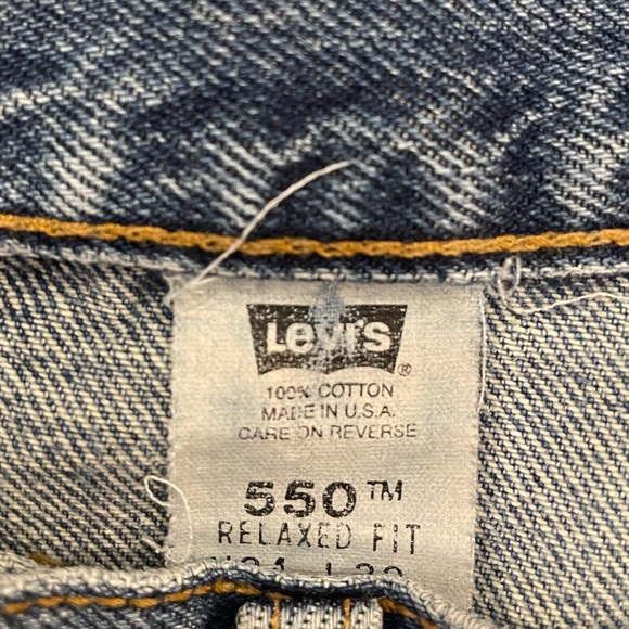 Levi’s 550 Made in USA denim 32x32 relaxed straight fit - Picture 2 of 7